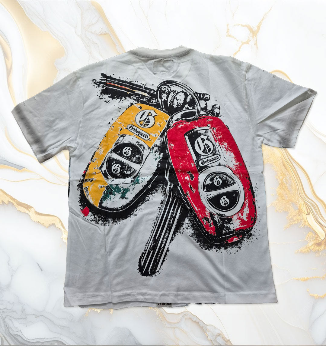 Godspeed Ferrari Lambo Keys Perspective Tee