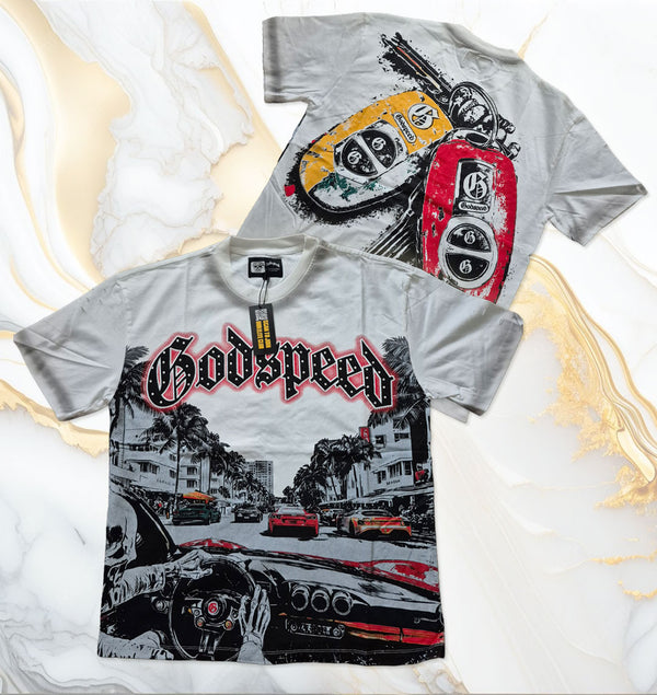 Godspeed Ferrari Lambo Keys Perspective Tee